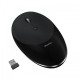 Meetion MT-R600 Slim Rechargeable Silent Wireless Mouse (Black & Gray)