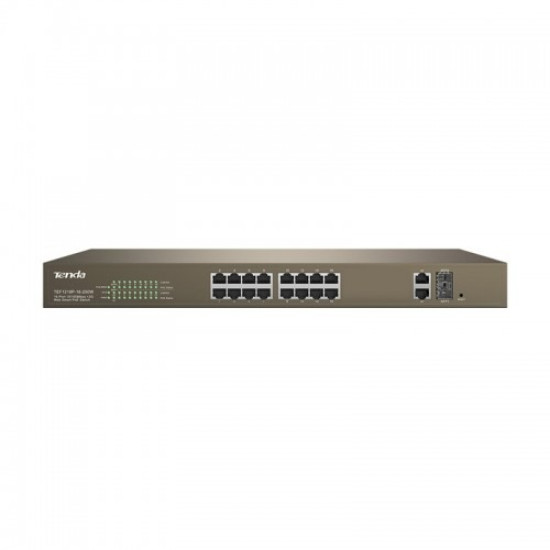 Tenda TEF1218P 16-Port 10/100Mbps + 2 Gigabit Smart PoE Switch